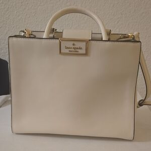 Kate Spade Cream Satchel Bag